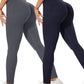 2 Packs Solid Color Skinny Leggings, Casual High Waist Stretchy Seamless Leggings, Women's Clothing-SNO-5