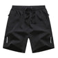 3pcs Men's Solid Fashion Active Shorts, Drawstring Shorts With Zipper Pockets For Summer Training, Summer Daily-SNO-52