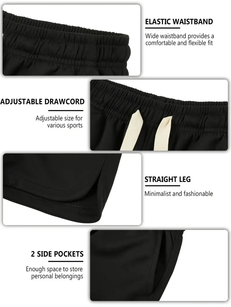 Spring Fit Shorts - Flat Front Men's Casual Loose-Fit Versatile Sports Shorts for Summer Fitness-SNO-70