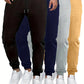 4 Pcs Mens Jogger Sweatpants Regular Fit Drawstring Deep Pockets Cotton Pants for Gym Workout Running-SNO-73