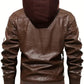 Leather Jackets for Men - Black and Brown Real Lambskin Mens Motorcycle Jacket-SNO-89