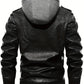 Leather Jackets for Men - Black and Brown Real Lambskin Mens Motorcycle Jacket-SNO-89