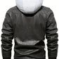 Leather Jackets for Men - Black and Brown Real Lambskin Mens Motorcycle Jacket-SNO-89