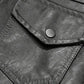 Leather Jackets for Men - Black and Brown Real Lambskin Mens Motorcycle Jacket-SNO-89