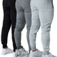 3PCS Mens Jogging Casual Pants Joggers Sweatpants Active Athletic Workout Sweatpants for Men-SNO-62