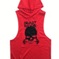 3pcs Men's Sleeveless Hooded Stringers Workout Tank Tops Skull Bodybuilding Workout Shirts-SNO-64