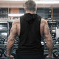 3-Pack Sleeveless Hooded Vest Men&#39;s Summer Fitness Sports Clothing Basement Men&#39;s Short Sleeve T-Shirt-SNO-80