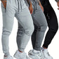 3PCS Mens Jogging Casual Pants Joggers Sweatpants Active Athletic Workout Sweatpants for Men-SNO-62