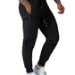 Mens Active Joggers - Soft, Breathable, Water-Resistant Casual Pants with Zipper Pockets for Athletic Workout, Running, and Everyday Wear - Comfortable, Relaxed Fit, and Stylish Design-SNO-69