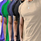 5-Piece Men's Fashion Sports T-Shirt, Summer Casual Stretch Crew Neck T-Shirt-SNO-72