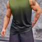 5Pieces Mens Sleeveless Tank Fitness Muscle Workout T Shirt Round Neck Gradient Everyday Sports Vest T Shirt Tops-SNO-65