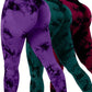 3 PACK Women's High Waist Tummy Control Leggings Tie-Dye Yoga Pants, Seamless Sport Leggings, Butt Lifting Workout Tights for Gym and Daily Wear-SNO-42