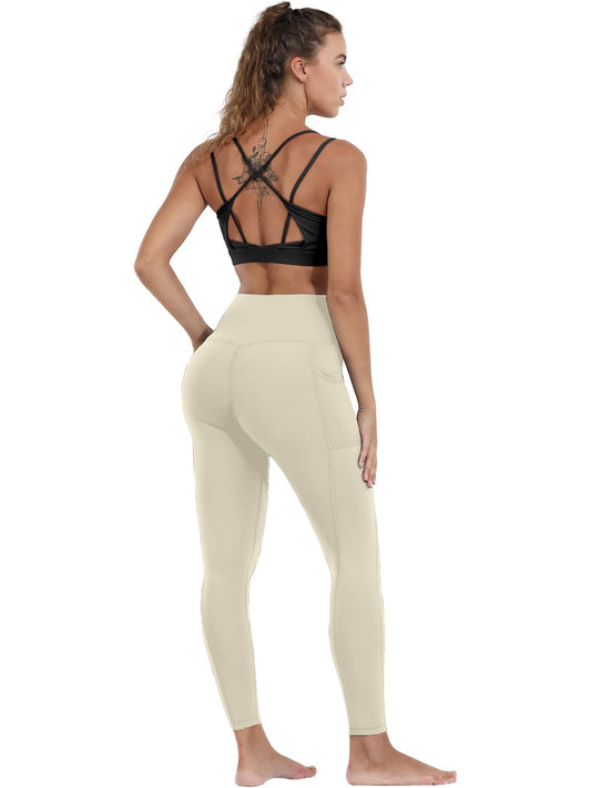 Slim Fitted High Waisted Pocket Leggings