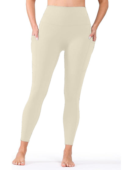 Slim Fitted High Waisted Pocket Leggings