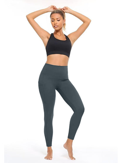 Slim Fitted High Waisted Pocket Leggings