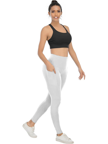 4 Pack Women's High Waisted Tie Dye and Pocket Leggings, Ideal for Sports and Casual Clothing