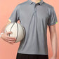 Pack Of 6 Men's Breathable Quick-Dry Golf & Running Polo Shirts-SNO-86