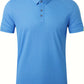 Pack Of 6 Men's Breathable Quick-Dry Golf & Running Polo Shirts-SNO-86