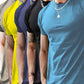 5-Piece Men's Fashion Sports T-Shirt, Summer Casual Stretch Crew Neck T-Shirt-SNO-72