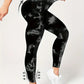 Women's High Waist Tummy Control Tie-Dye Yoga Pants, Seamless Sport Leggings, Butt Lifting Workout Tights for Gym and Daily Wear-SNO-44