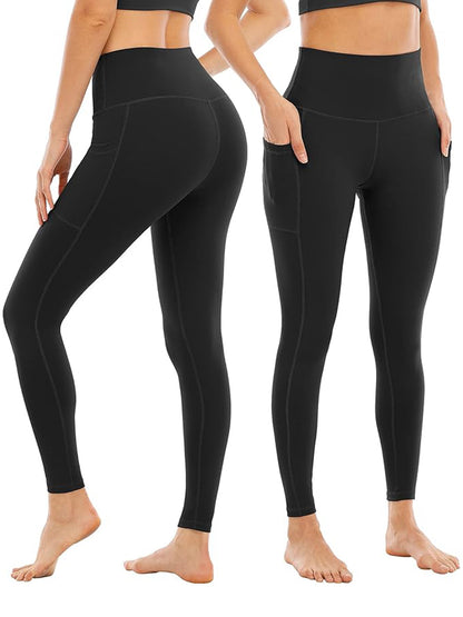 Slim Fitted High Waisted Pocket Leggings