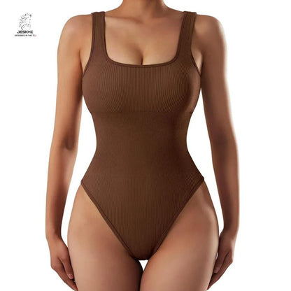 JesKhi Solid Color Bodysuit