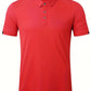 Pack Of 6 Men's Breathable Quick-Dry Golf & Running Polo Shirts-SNO-86