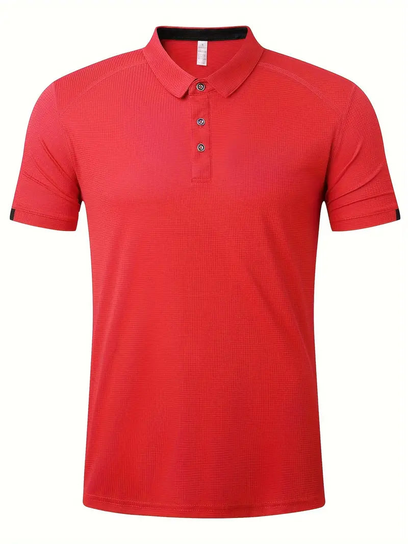 Pack Of 6 Men's Breathable Quick-Dry Golf & Running Polo Shirts-SNO-86