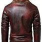 Men's Winter Velvet PU Leather Jacket Men's Fur Integrated Men's Leather Jacket Jacket Tough Guy Biker Jacket-SNO-71