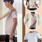 5-piece Summer Men's Solid-color New Fashion Short-sleeved T-shirt, Running Fitness Training Outdoor Sportswear, Ice Silk Breathable Quick-drying Comfortable Design Slimming Loose Round Neck T-shirt.-SNO-50